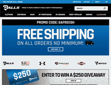 Tablet Screenshot of partnersite.galls.com